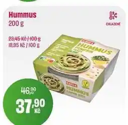 BonVeno Hummus nabídka