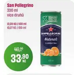 BonVeno San Pellegrino 330 ml vice druhů nabídka