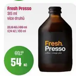 BonVeno Fresh Presso nabídka