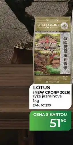 Tamda Foods LOTUS (NEW CRORP 2026) rýže jasmínová nabídka