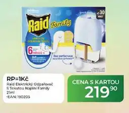 Tamda Foods RP=1Kč Raid Elektrický Odpalovač S Tekutou Náplni Family nabídka