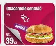 BonVeno Guacamole sendvič nabídka
