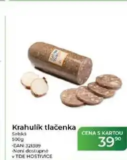 Tamda Foods Krahulik tlačenka Selska nabídka