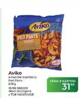 Tamda Foods Aviko americké brambory Pati Parts nabídka