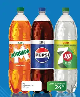 Tamda Foods PC mirinda, Pepsi, 7 Up nabídka