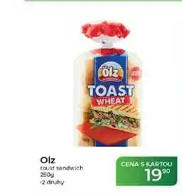 Tamda Foods Olz toust sandwich nabídka