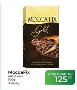 Tamda Foods MoccaFix mletá káva nabídka