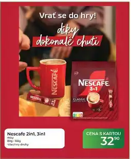 Tamda Foods Nescafe 2in1, 3in1 mixy 80g-165g nabídka