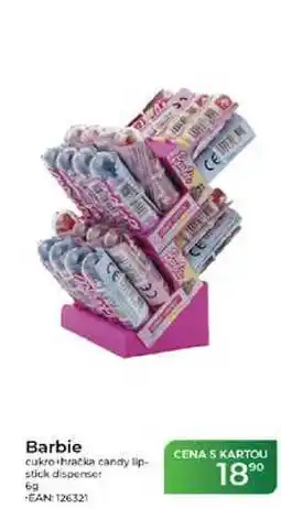 Tamda Foods Barbie cukro hračka candy lip-stick dispenser nabídka