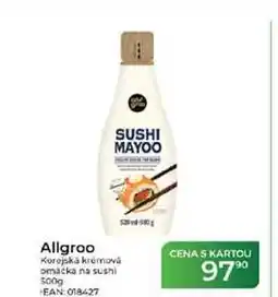 Tamda Foods Allgroo Korejská krémová omáčka na sushi nabídka