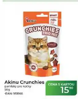 Tamda Foods Akinu Crunchies pamlsky pro kočky nabídka
