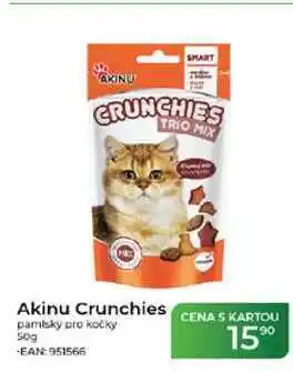 Tamda Foods Akinu Crunchies pamlsky pro kočky nabídka