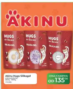 Tamda Foods Akinu Hugs Silikagel stelivo pro kočky 2600g-6500g nabídka