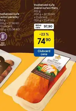 Tesco Vodňanské kuře Cachní párečky nabídka