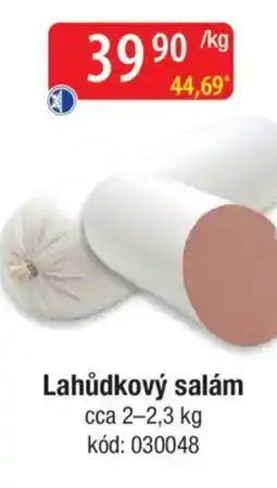 Qanto Lahůdkový salám nabídka