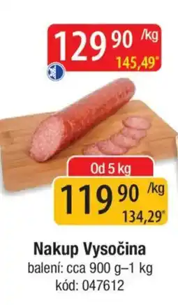 Qanto Nakup Vysočina nabídka