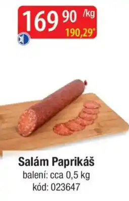 Qanto Salám Paprikáš nabídka