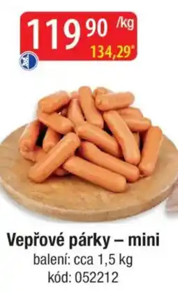 Qanto Vepřové párky - mini nabídka