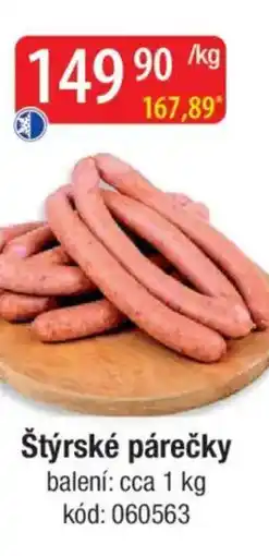 Qanto Štýrské párečky nabídka