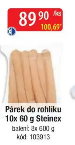 Qanto Párek do rohlíku Steinex nabídka