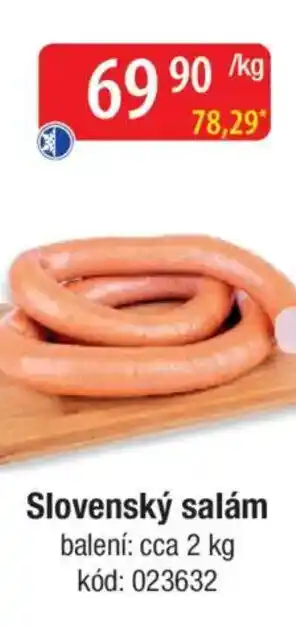 Qanto Slovenský salám nabídka