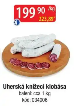 Qanto Uherská knížecí klobása nabídka