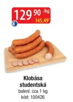 Qanto Klobása studentská nabídka