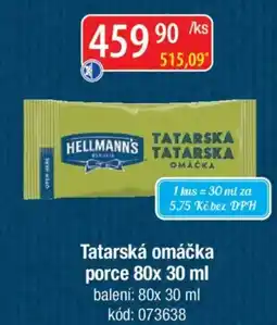 Qanto HELLMANN'S Tatarská omáčka porce nabídka