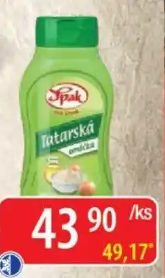 Qanto Spak Tatarská omáčka, plast nabídka