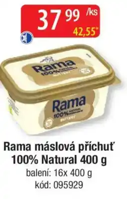 Qanto Rama máslová příchuť 100% Natural nabídka