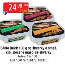 Qanto Sádlo Brick se škvarky a smaž. cib., pečené maso, se škvarky nabídka