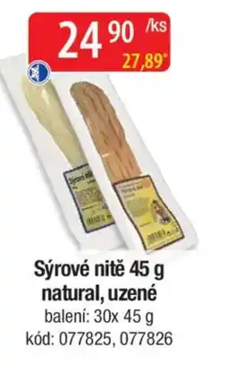 Qanto Sýrové nitě natural, uzené nabídka