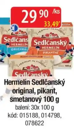 Qanto Hermelín Sedlčanský original, pikant, smetanový nabídka