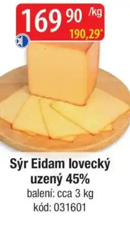Qanto Sýr Eidam lovecký uzený 45% nabídka