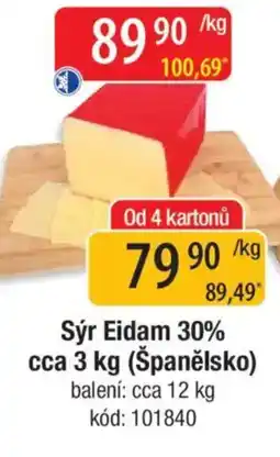 Qanto Sýr Eidam 30% nabídka
