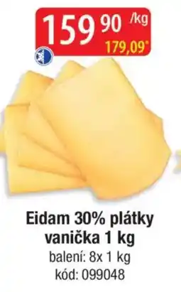 Qanto Eidam 30% plátky vanička nabídka