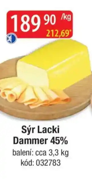 Qanto Sýr Lacki Dammer 45% nabídka