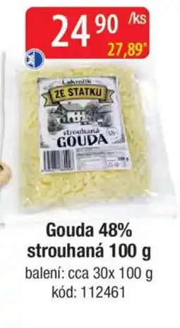 Qanto Gouda 48% strouhaná nabídka