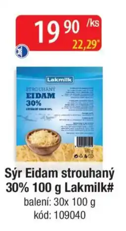 Qanto Sýr Eidam strouhaný 30% Lakmilk# nabídka
