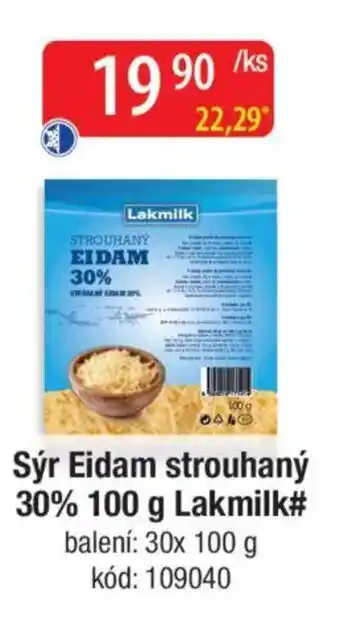 Qanto Sýr Eidam strouhaný 30% Lakmilk# nabídka