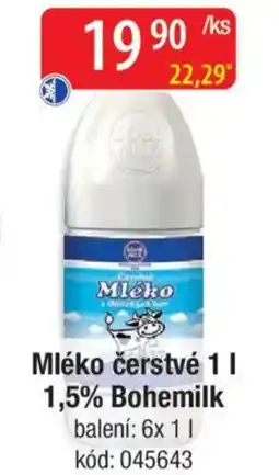 Qanto Mléko čerstvé 1,5% Bohemilk nabídka