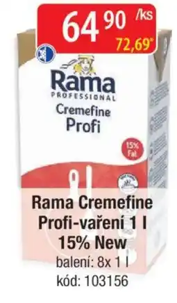 Qanto Rama Cremefine Profi-vaření 15% New nabídka