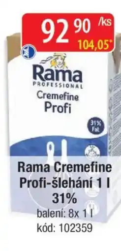 Qanto Rama Cremefine Profi-šlehání 31% nabídka