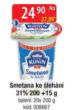 Qanto Smetana ke šlehání 31% nabídka