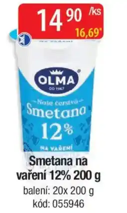 Qanto Olma Smetana na vaření 12% nabídka