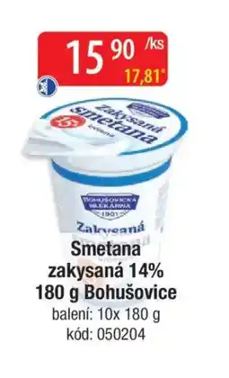 Qanto Smetana zakysaná 14% Bohušovice nabídka