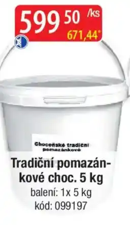 Qanto Tradiční pomazán- kové choc. nabídka