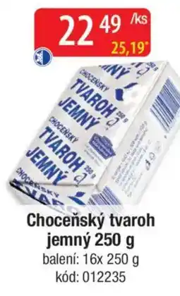 Qanto Choceňský tvaroh jemný nabídka