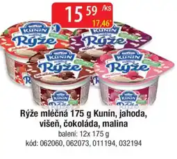 Qanto Rýže mléčná Kunín, jahoda, višeň, čokoláda, malina nabídka