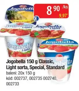 Qanto Zott Jogobella Classic, Light sorta, Special, Standard nabídka